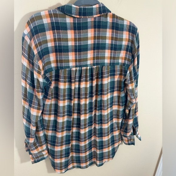 Pilcro flannel Anthro  Plisse Plaid Button Down Shirt - XS - Picture 2 of 6